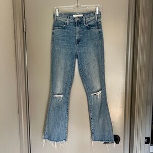 MOTHER Hustler Ankle Fray